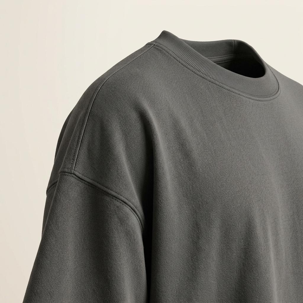 Oversized Cotton Drop Shirt — view 3