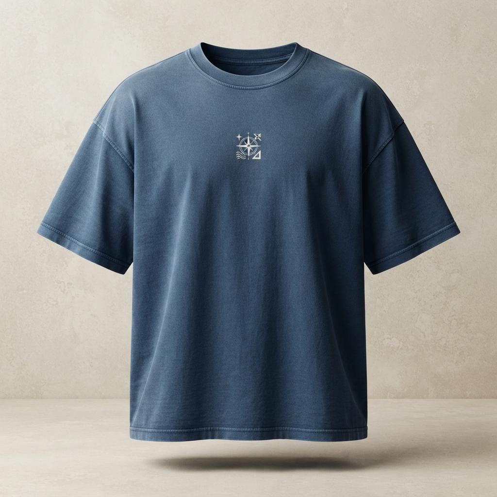 Washed Indigo Drop Shirt