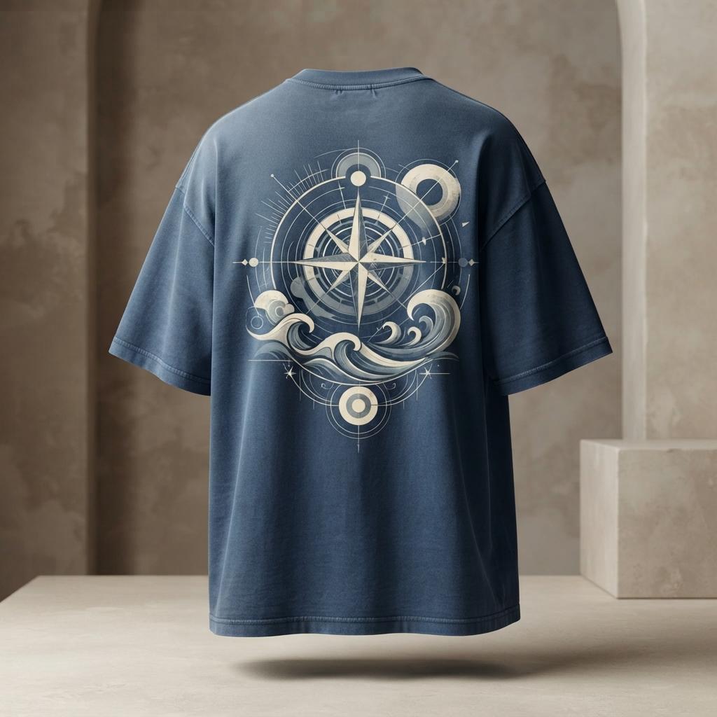 Washed Indigo Drop Shirt — view 3