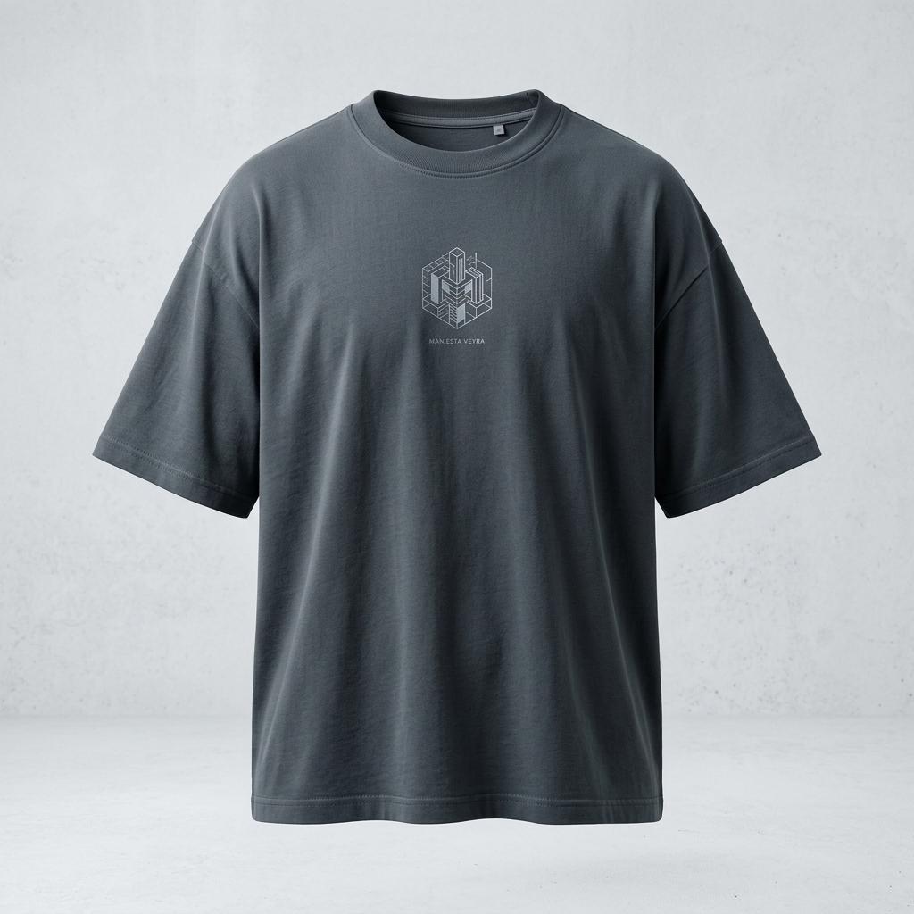 Slate Grey Drop Tee